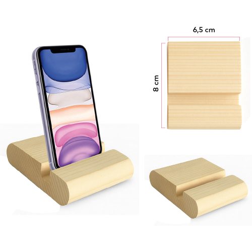 Ahşap Telefon Standı Ahşap Telefon Standı