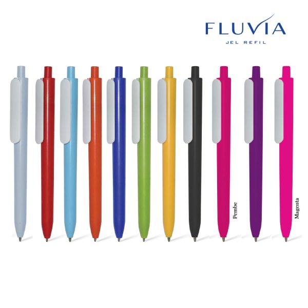 Fluvia İnce Jel Tükenmez Kalem